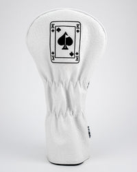 White Out King of Spades - Driver Cover - 02AMSTORY - Headcovers - Driver - Pins and Aces