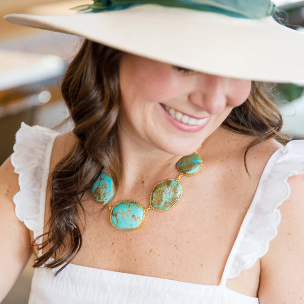 Statement Necklace - Turquoise